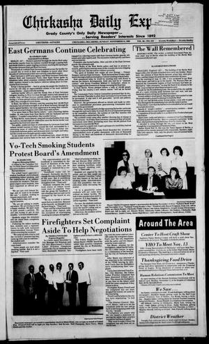Chickasha Daily Express (Chickasha, Okla.), Vol. 98, No. 210, Ed. 1 Sunday, November 12, 1989