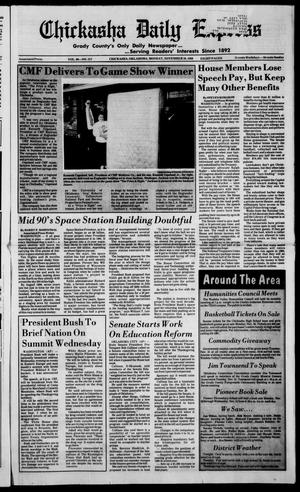 Chickasha Daily Express (Chickasha, Okla.), Vol. 98, No. 217, Ed. 1 Monday, November 20, 1989