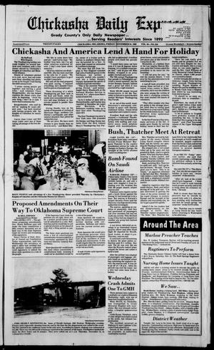 Chickasha Daily Express (Chickasha, Okla.), Vol. 98, No. 220, Ed. 1 Friday, November 24, 1989