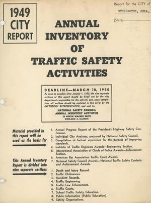 Primary view of object titled 'Stillwater, Oklahoma Safety Council report, 1949'.
