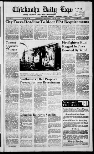 Primary view of Chickasha Daily Express (Chickasha, Okla.), Vol. 98, No. 260, Ed. 1 Friday, January 12, 1990