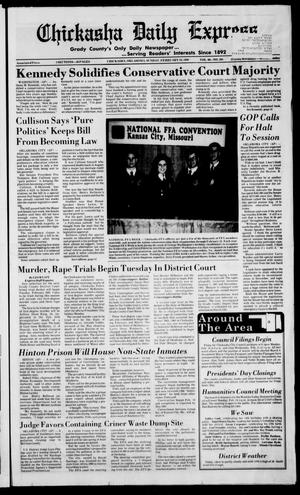 Chickasha Daily Express (Chickasha, Okla.), Vol. 98, No. 291, Ed. 1 Sunday, February 18, 1990