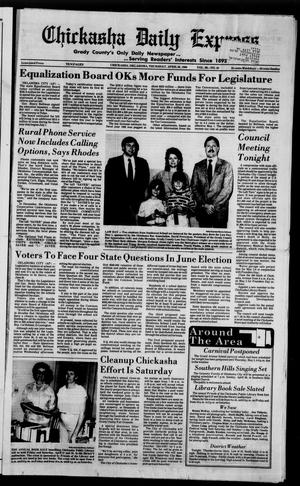 Chickasha Daily Express (Chickasha, Okla.), Vol. 99, No. 40, Ed. 1 Thursday, April 26, 1990