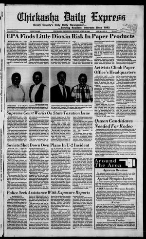 Chickasha Daily Express (Chickasha, Okla.), Vol. 99, No. 43, Ed. 1 Monday, April 30, 1990