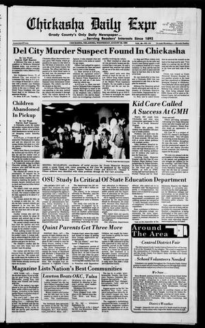 Chickasha Daily Express (Chickasha, Okla.), Vol. 99, No. 141, Ed. 1 Wednesday, August 22, 1990