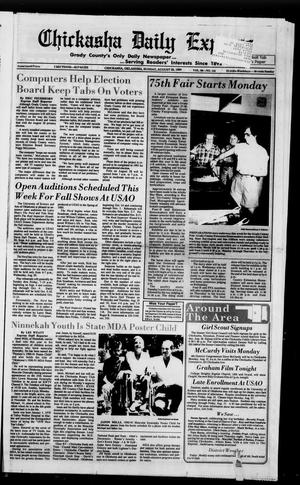 Primary view of object titled 'Chickasha Daily Express (Chickasha, Okla.), Vol. 99, No. 144, Ed. 1 Sunday, August 26, 1990'.