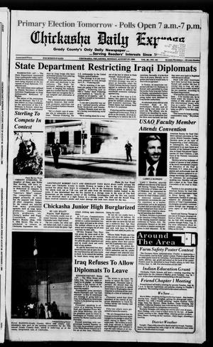 Chickasha Daily Express (Chickasha, Okla.), Vol. 99, No. 145, Ed. 1 Monday, August 27, 1990