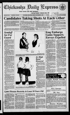 Chickasha Daily Express (Chickasha, Okla.), Vol. 99, No. 167, Ed. 1 Friday, September 21, 1990