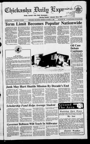 Chickasha Daily Express (Chickasha, Okla.), Vol. 99, No. 184, Ed. 1 Thursday, October 11, 1990