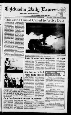 Chickasha Daily Express (Chickasha, Okla.), Vol. 99, No. 218, Ed. 1 Tuesday, November 20, 1990