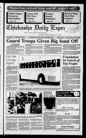 Chickasha Daily Express (Chickasha, Okla.), Vol. 99, No. 221, Ed. 1 Sunday, November 25, 1990