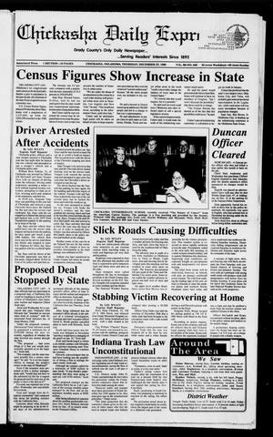 Chickasha Daily Express (Chickasha, Okla.), Vol. 99, No. 247, Ed. 1 Thursday, December 27, 1990