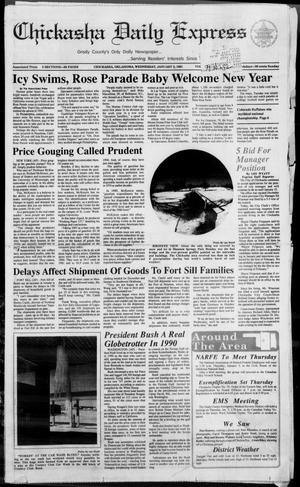 Chickasha Daily Express (Chickasha, Okla.), Vol. 99, No. 252, Ed. 1 Wednesday, January 2, 1991