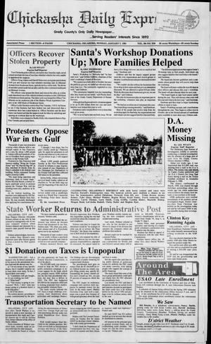 Chickasha Daily Express (Chickasha, Okla.), Vol. 99, No. 256, Ed. 1 Monday, January 7, 1991