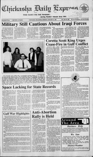 Chickasha Daily Express (Chickasha, Okla.), Vol. 99, No. 268, Ed. 1 Monday, January 21, 1991