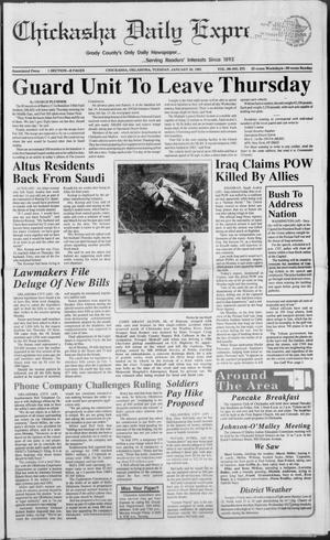 Chickasha Daily Express (Chickasha, Okla.), Vol. 99, No. 275, Ed. 1 Tuesday, January 29, 1991