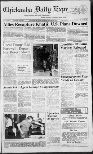Chickasha Daily Express (Chickasha, Okla.), Vol. 99, No. 277, Ed. 1 Thursday, January 31, 1991