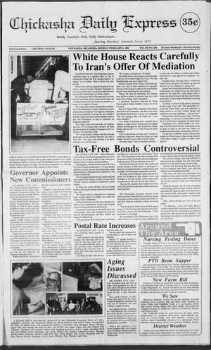 Chickasha Daily Express (Chickasha, Okla.), Vol. 99, No. 280, Ed. 1 Monday, February 4, 1991