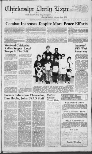 Chickasha Daily Express (Chickasha, Okla.), Vol. 99, No. 294, Ed. 1 Wednesday, February 20, 1991