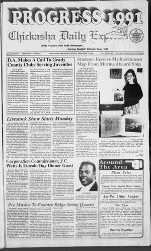 Chickasha Daily Express (Chickasha, Okla.), Vol. 99, No. 297, Ed. 1 Sunday, February 24, 1991