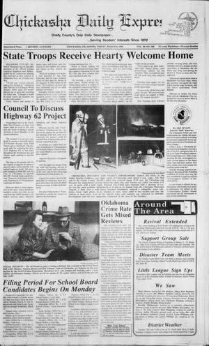 Chickasha Daily Express (Chickasha, Okla.), Vol. 99, No. 308, Ed. 1 Friday, March 8, 1991