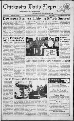 Chickasha Daily Express (Chickasha, Okla.), Vol. 100, No. 4, Ed. 1 Friday, March 15, 1991