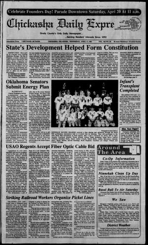 Chickasha Daily Express (Chickasha, Okla.), Vol. 100, No. 32, Ed. 1 Wednesday, April 17, 1991