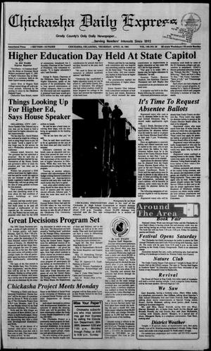 Chickasha Daily Express (Chickasha, Okla.), Vol. 100, No. 33, Ed. 1 Thursday, April 18, 1991