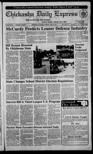 Chickasha Daily Express (Chickasha, Okla.), Vol. 100, No. 37, Ed. 1 Tuesday, April 23, 1991