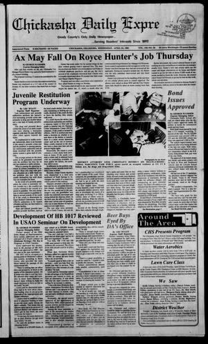 Chickasha Daily Express (Chickasha, Okla.), Vol. 100, No. 38, Ed. 1 Wednesday, April 24, 1991