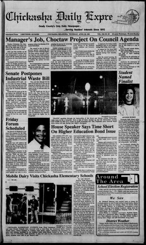 Chickasha Daily Express (Chickasha, Okla.), Vol. 100, No. 39, Ed. 1 Thursday, April 25, 1991