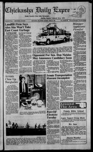 Chickasha Daily Express (Chickasha, Okla.), Vol. 100, No. 83, Ed. 1 Sunday, June 16, 1991
