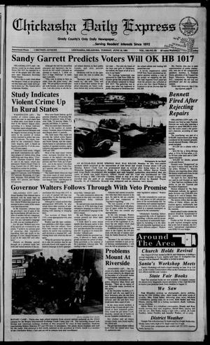 Chickasha Daily Express (Chickasha, Okla.), Vol. 100, No. 85, Ed. 1 Tuesday, June 18, 1991