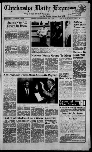 Chickasha Daily Express (Chickasha, Okla.), Vol. 100, No. 88, Ed. 1 Friday, June 21, 1991
