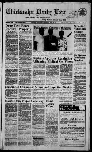 Chickasha Daily Express (Chickasha, Okla.), Vol. 100, No. 92, Ed. 1 Wednesday, June 26, 1991