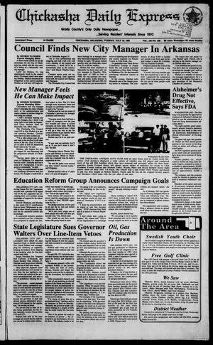 Chickasha Daily Express (Chickasha, Okla.), Vol. 100, No. 108, Ed. 1 Tuesday, July 16, 1991