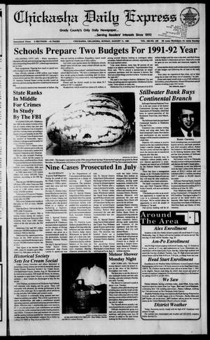 Chickasha Daily Express (Chickasha, Okla.), Vol. 100, No. 130, Ed. 1 Sunday, August 11, 1991