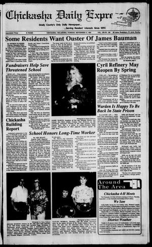Primary view of object titled 'Chickasha Daily Express (Chickasha, Okla.), Vol. 100, No. 150, Ed. 1 Tuesday, September 3, 1991'.