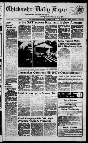 Chickasha Daily Express (Chickasha, Okla.), Vol. 100, No. 162, Ed. 1 Tuesday, September 17, 1991