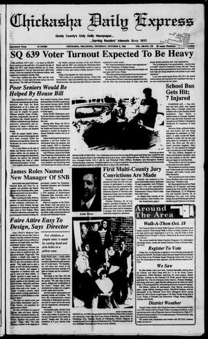Chickasha Daily Express (Chickasha, Okla.), Vol. 100, No. 176, Ed. 1 Thursday, October 3, 1991
