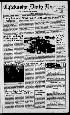 Chickasha Daily Express (Chickasha, Okla.), Vol. 100, No. 181, Ed. 1 Wednesday, October 9, 1991