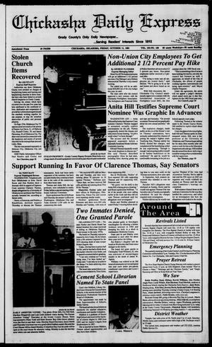 Chickasha Daily Express (Chickasha, Okla.), Vol. 100, No. 183, Ed. 1 Friday, October 11, 1991