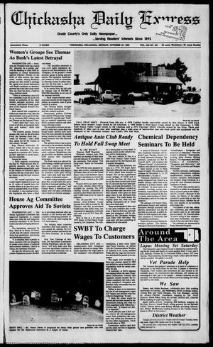 Chickasha Daily Express (Chickasha, Okla.), Vol. 100, No. 191, Ed. 1 Monday, October 21, 1991