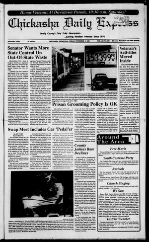 Chickasha Daily Express (Chickasha, Okla.), Vol. 100, No. 201, Ed. 1 Friday, November 1, 1991