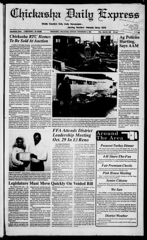 Chickasha Daily Express (Chickasha, Okla.), Vol. 100, No. 202, Ed. 1 Sunday, November 3, 1991