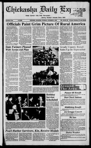 Chickasha Daily Express (Chickasha, Okla.), Vol. 100, No. 218, Ed. 1 Thursday, November 21, 1991