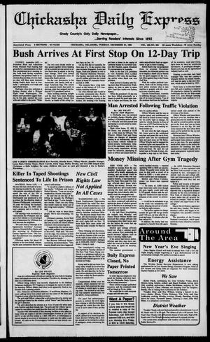 Chickasha Daily Express (Chickasha, Okla.), Vol. 100, No. 250, Ed. 1 Tuesday, December 31, 1991