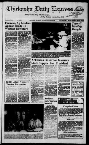 Chickasha Daily Express (Chickasha, Okla.), Vol. 100, No. 257, Ed. 1 Thursday, January 9, 1992