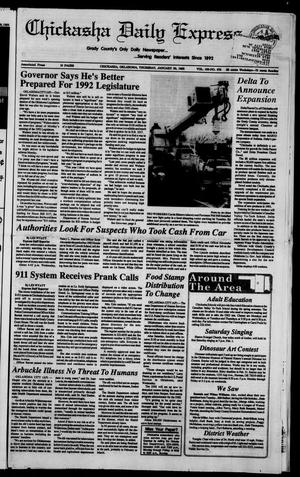 Chickasha Daily Express (Chickasha, Okla.), Vol. 100, No. 275, Ed. 1 Thursday, January 30, 1992
