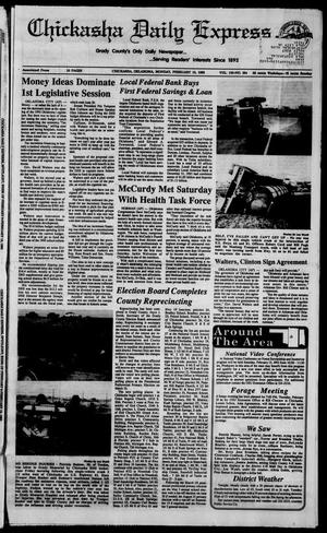 Chickasha Daily Express (Chickasha, Okla.), Vol. 100, No. 284, Ed. 1 Monday, February 10, 1992